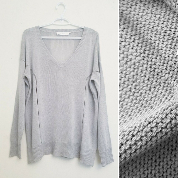 ASTR The Label, Open Lines V-Neck Sweater, S - Picture 3 of 7